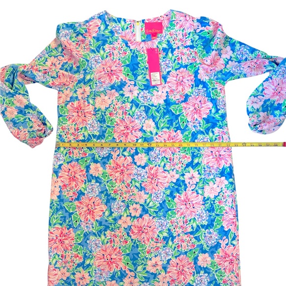 Lilly Pulitzer Alyna Long Sleeve Dress Spring in Your Step Size 14 NWT - Picture 4 of 10